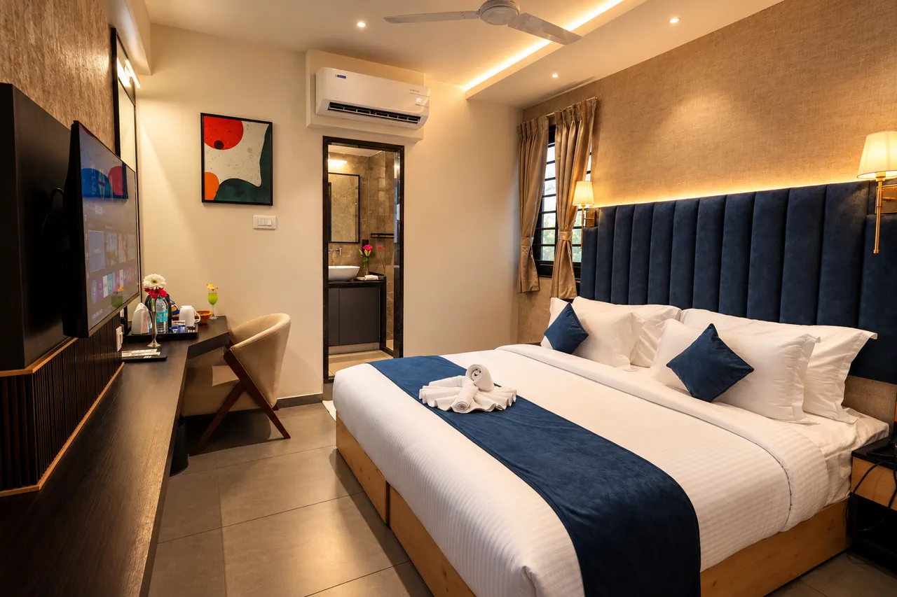 Classic room accommodation at Radiant Vista hotel in Hubballi